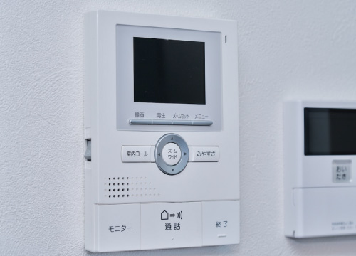 オートロック＆モニター付きインターホン